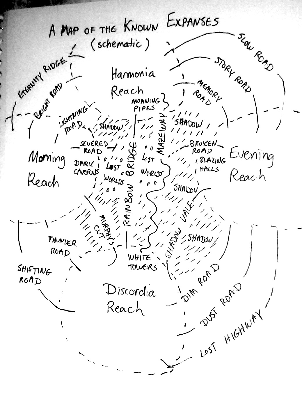 A Map of the Known Expanses